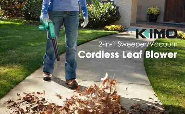 KIMO Cordless 20V Leaf Blower Vacuum