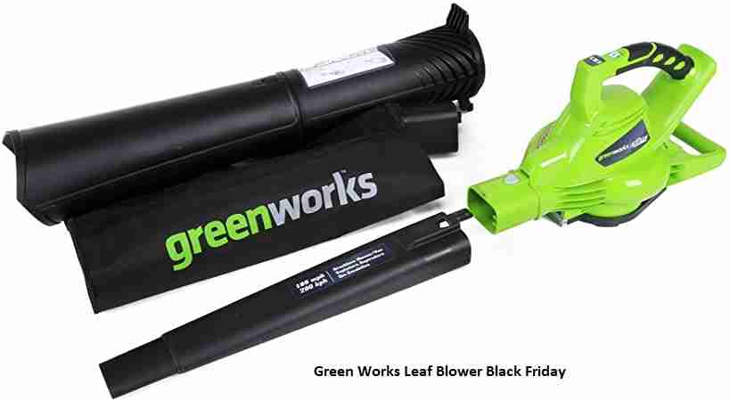 Green Works Leaf Blower Black Friday