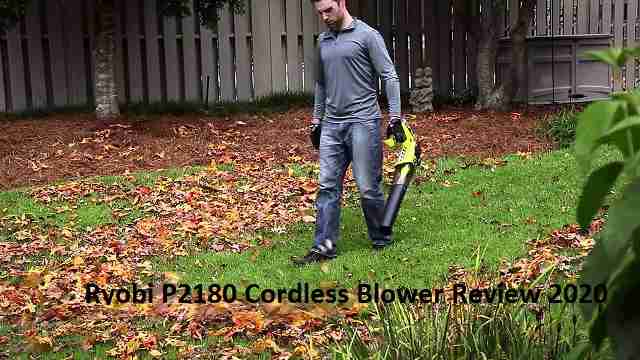 Ryobi P2180 Cordless Blower Review