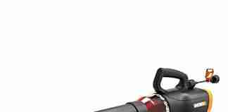 worx wg520 12 amp turbine 600 electric leaf blower