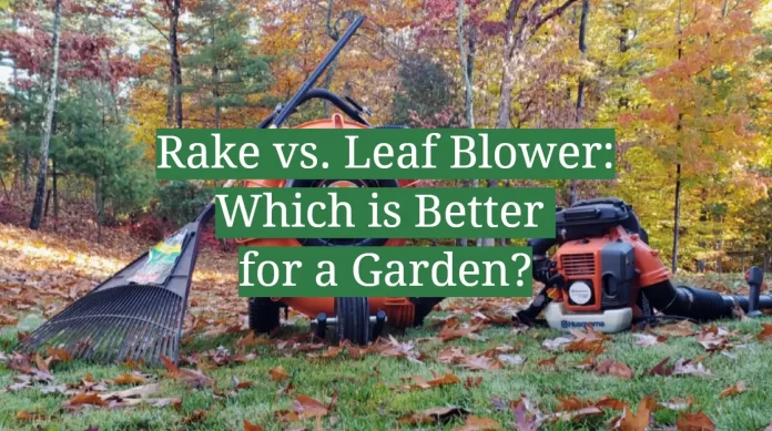 is it better to rake leaves or use a blower 2