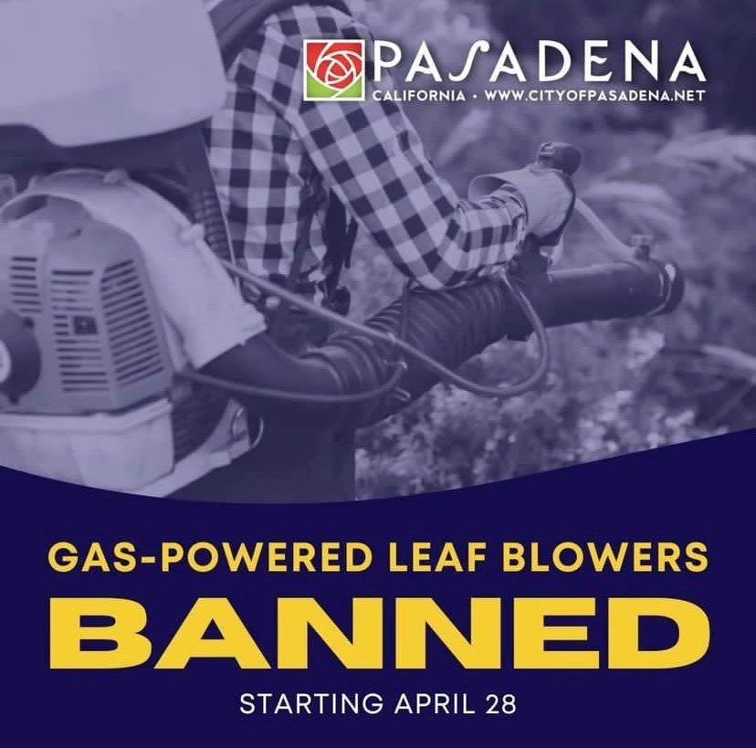 What State Is Banning Gas Powered Leaf Blowers?