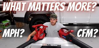 What Is More Important For A Leaf Blower CFM Or Mph