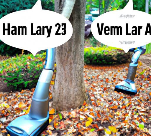 are leaf vacuums noisy