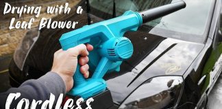 can i use a leaf blower to dry my car after washing it 5