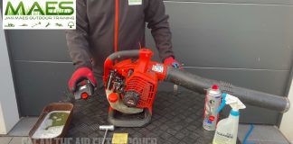 how do you clean a leaf blower air filter 4
