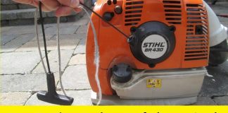 how do you fix cord retraction on electric leaf blowers 4