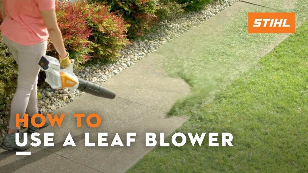 What Is The Most Efficient Way To Use Leaf Blower?