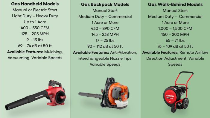 What Type Of Fuel Do Gas Leaf Blowers Use?