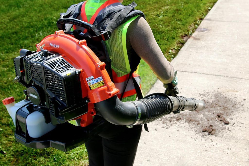 What Type Of Leaf Blowers Do Landscapers Use?