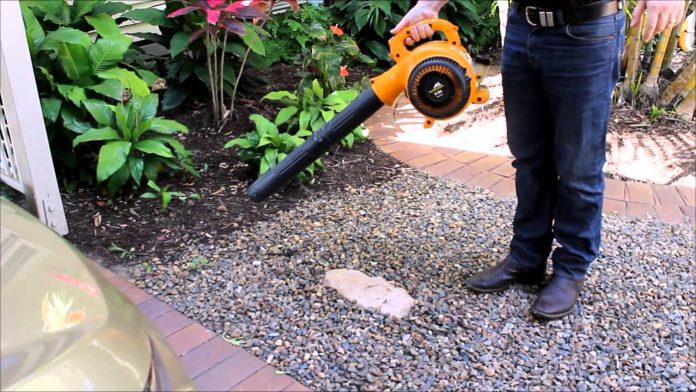 Can I Use A Leaf Blower To Clear Leaves From Rock Pathways