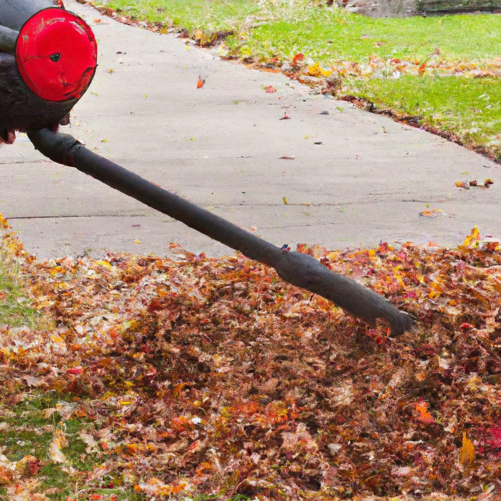 Can I Use A Leaf Blower To Clear Leaves From Rock Pathways?