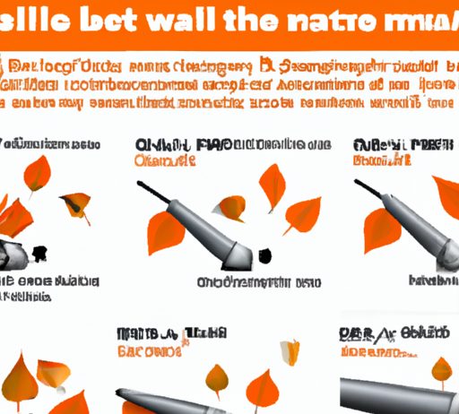 whats the ideal nozzle size for blowing leaves efficiently