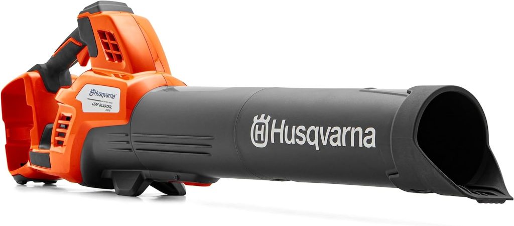 Husqvarna Leaf Blaster 350iB Battery Powered Cordless Leaf Blower, 200MPH 800CFM Battery Leaf Blower with Brushless Motor  Quiet Operation, 40V Lithium-Ion Battery and Charger Included, gifts for men