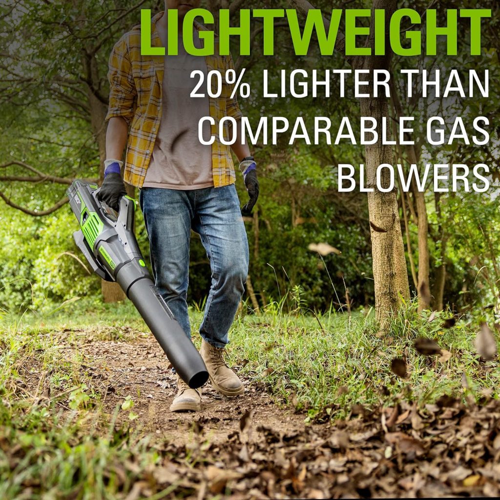 Greenworks 80V (170 MPH / 730 CFM / 75+ Compatible Tools) Cordless Brushless Axial Leaf Blower, Tool Only