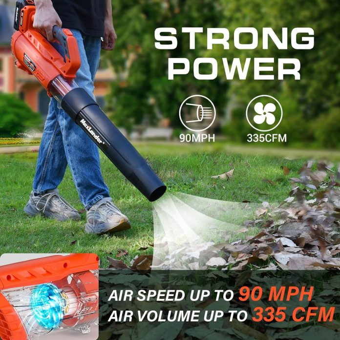 leaf blower cordless with battery and charger review