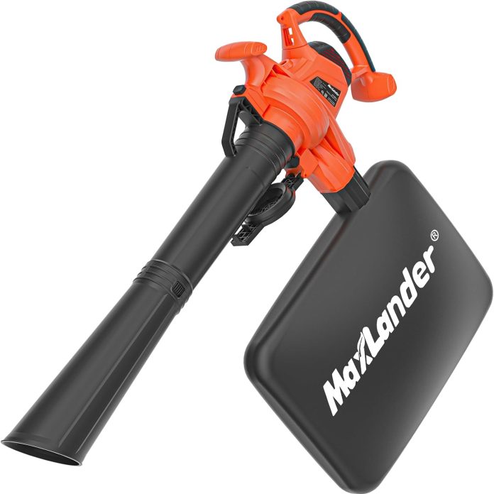 maxlander electric leaf blowervacuummulcher review