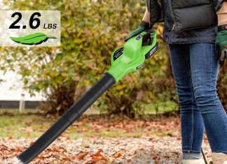 150mph cordless electric leaf blower with 40ah battery and charger 2 speed modes for yard patio and lawn care 3