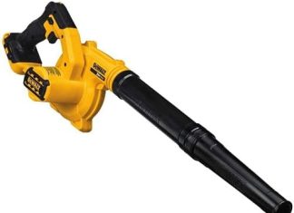 dewalt 20v max blower 100 cfm airflow variable speed switch includes trigger lock bare tool only dce100b 4
