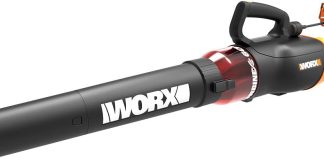 worx wg520 12 amp turbine 600 electric leaf blower