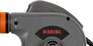 kseibi kbl 600 v corded electric leaf blower 400w 2 in 1 sweepervacuum lightweight portable blower for leafsnowdust blow 2